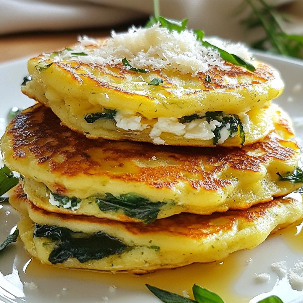 Savory Pancakes Spinach and Ricotta Delight Recipe