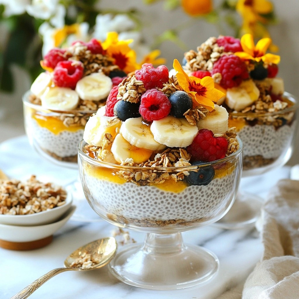 Make-ahead Breakfast Overnight Vanilla Chia Pudding