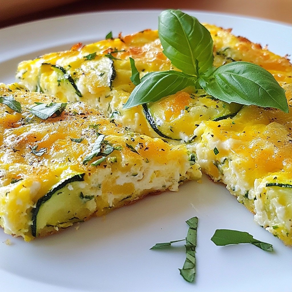 Brunch Zucchini and Cheese Frittatas Tasty Dish