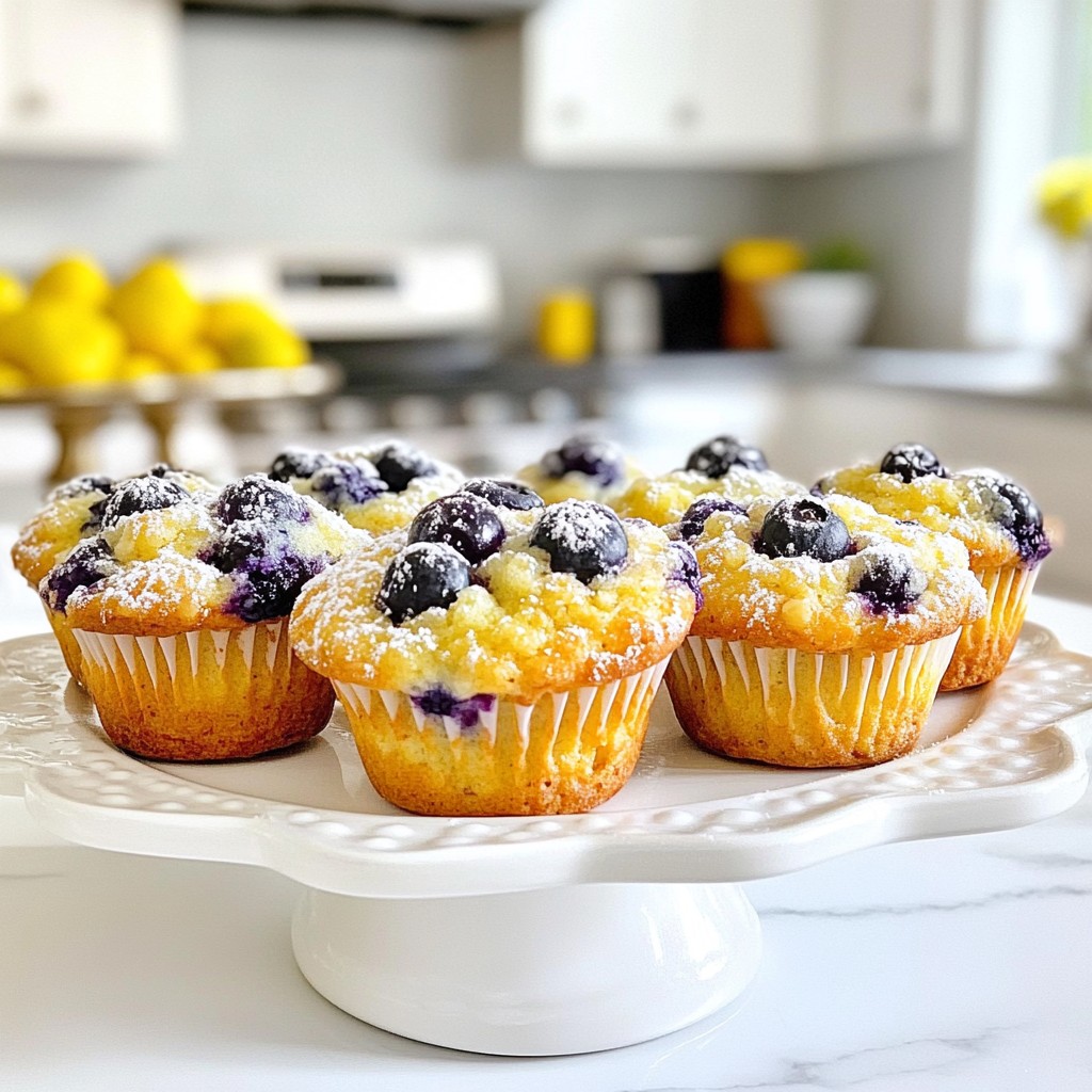 Fluffy Breakfast Blueberry Oatmeal Muffins Recipe