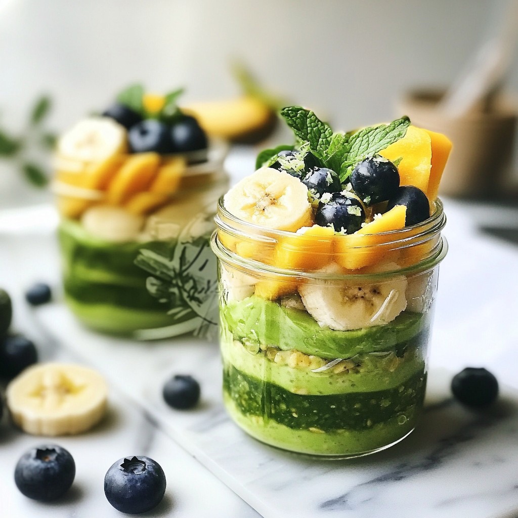 Zesty Breakfast Lime Avocado Overnight Oats Delight