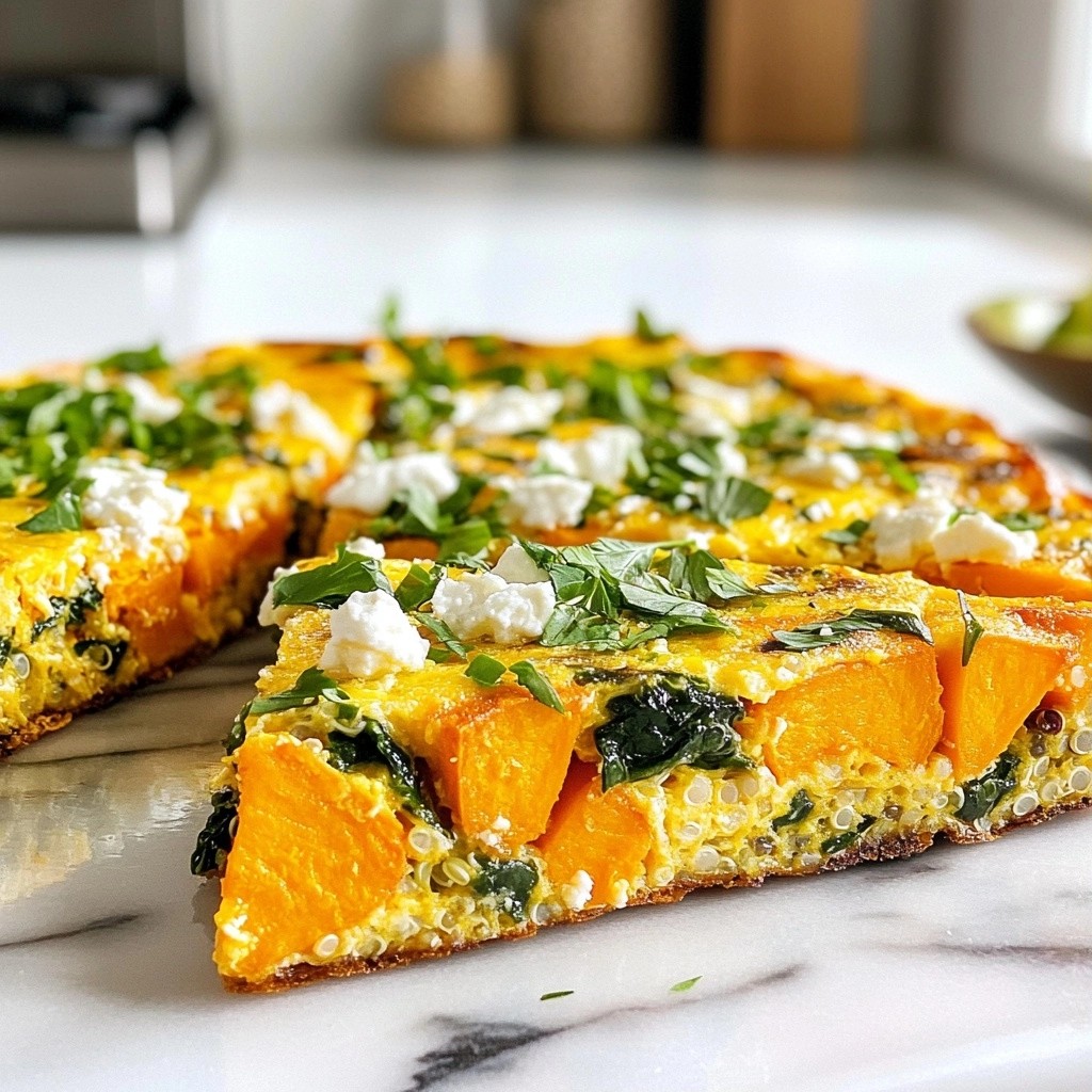 Make-ahead Sweet Potato and Quinoa Frittata Delight