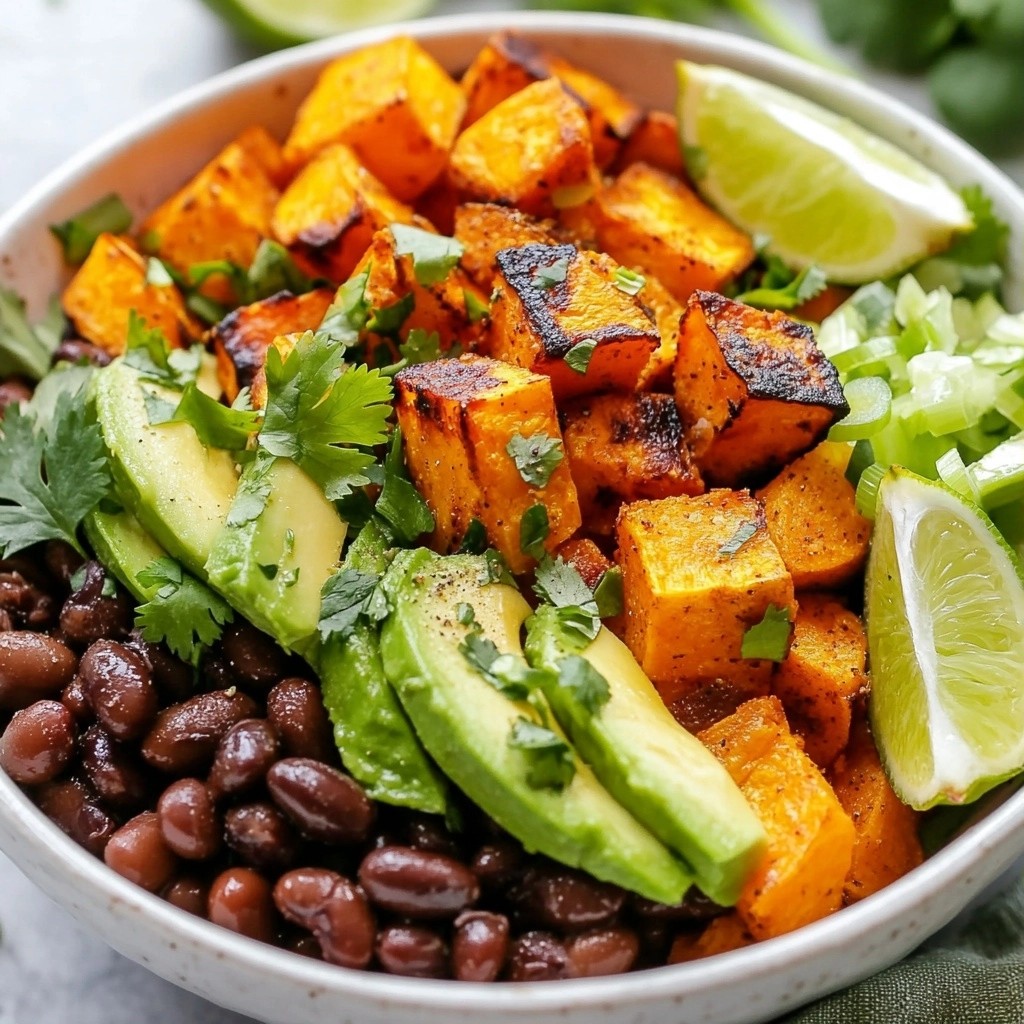 Quick Breakfast Sweet Potato and Black Bean Bowl Recipe