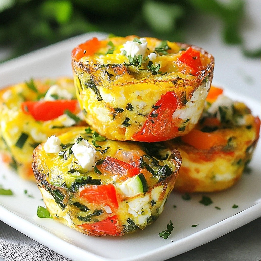 Make-ahead Herb and Veggie Egg Muffins Easy Recipe