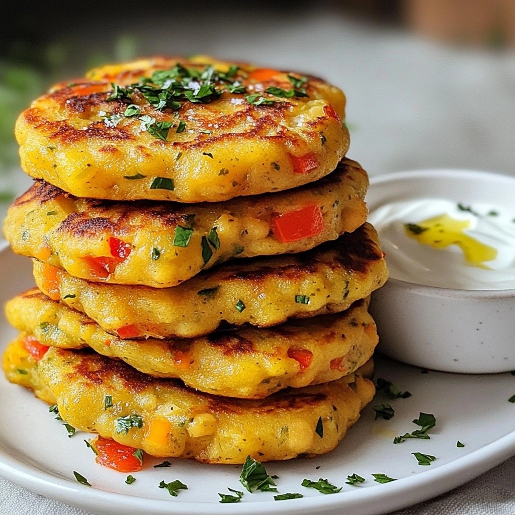 Savory Chickpea and Herb Pancakes Tasty and Easy Recipe