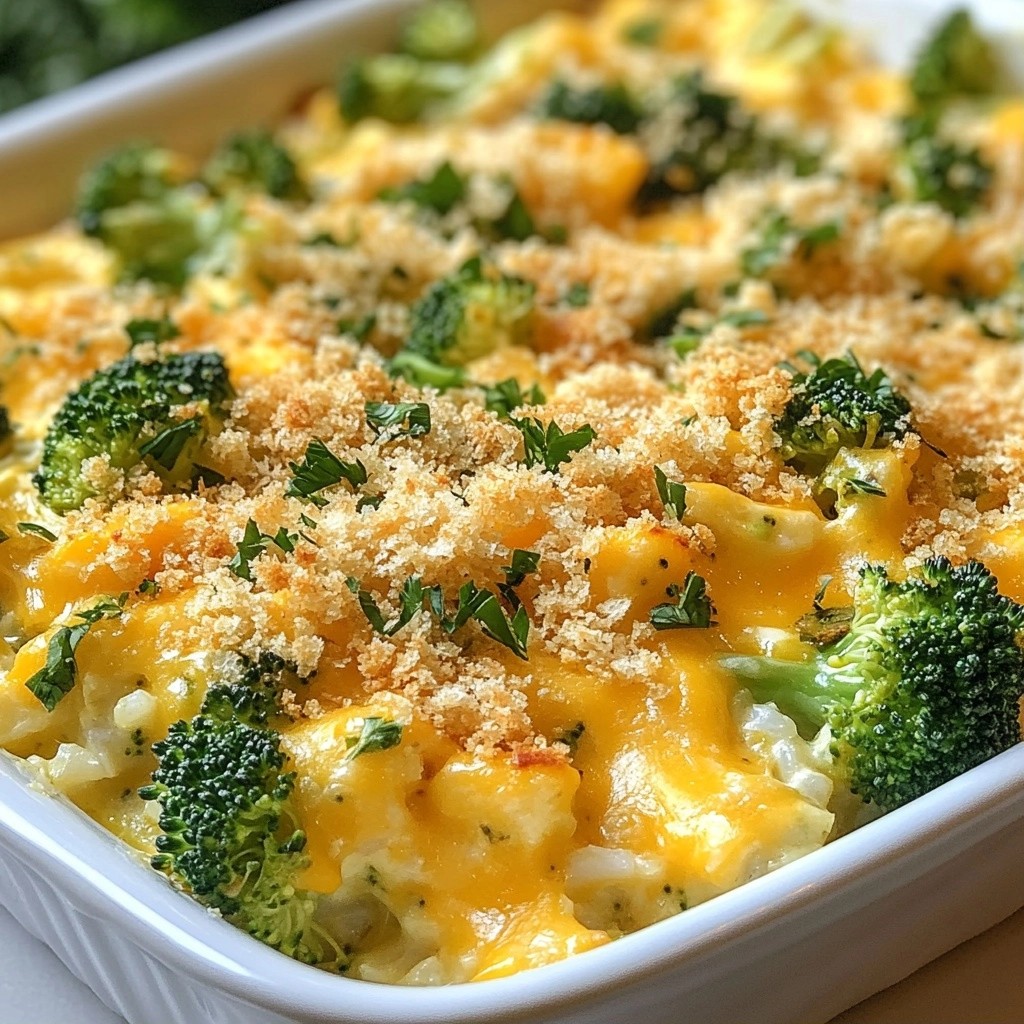 Make-ahead Cheesy Broccoli Casserole Easy Family Dish