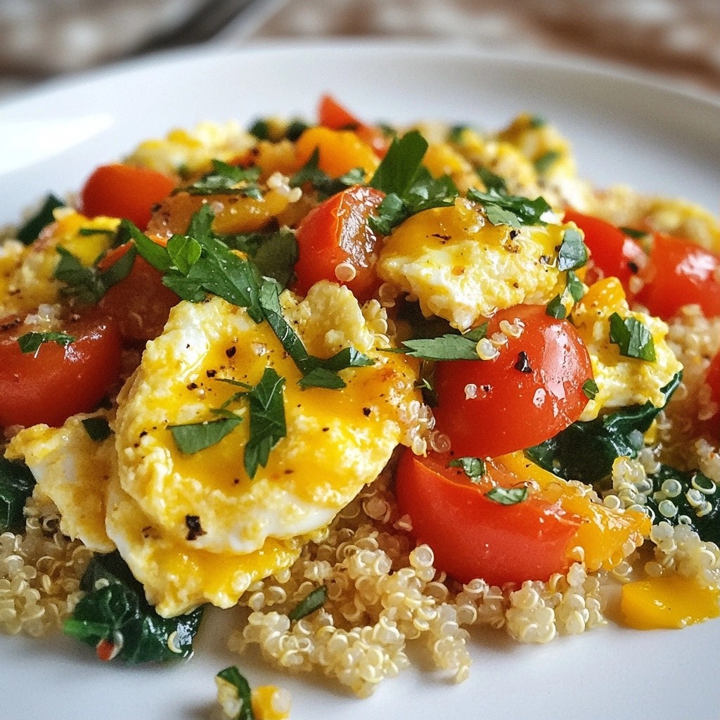 Protein Breakfast Veggie Egg Stir Fry for Energy