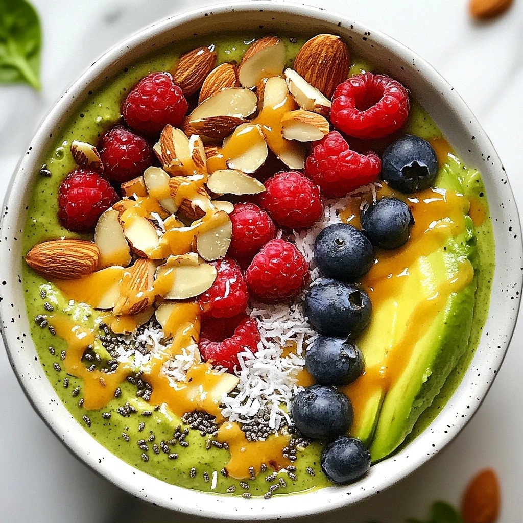 Quick Breakfast Creamy Avocado Smoothie Bowl Delight