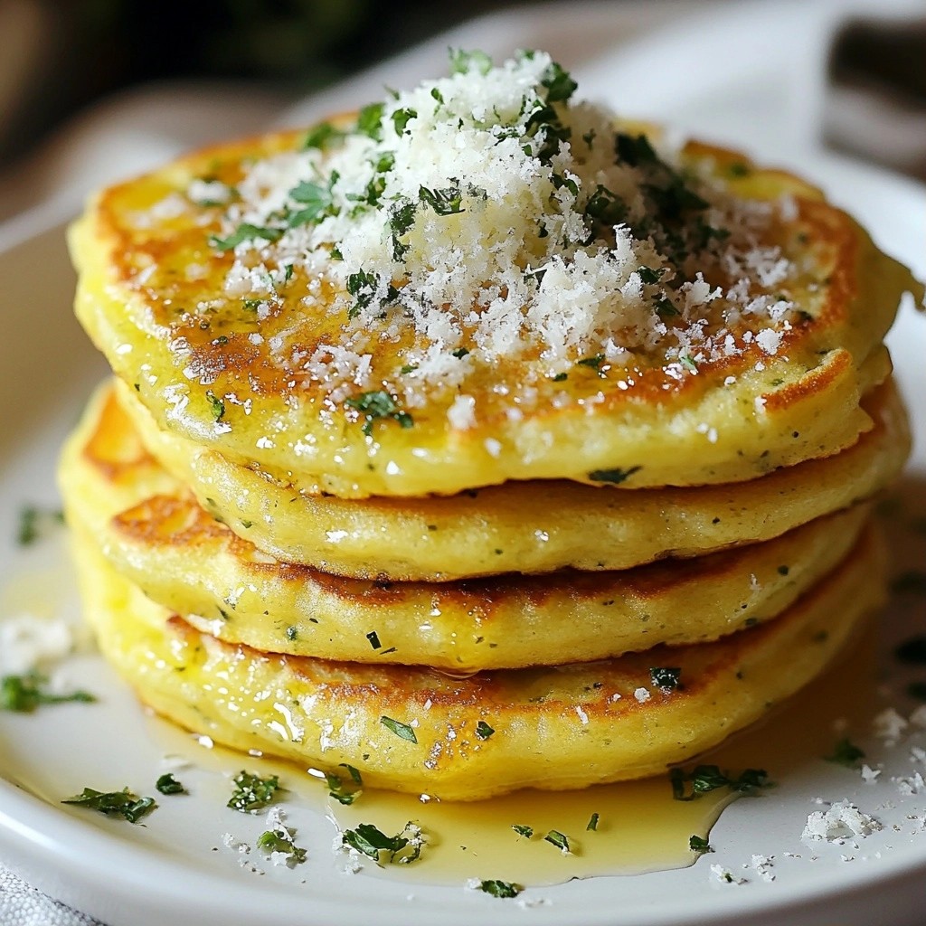 Savory Pancakes with Herb and Parmesan Twist Recipe