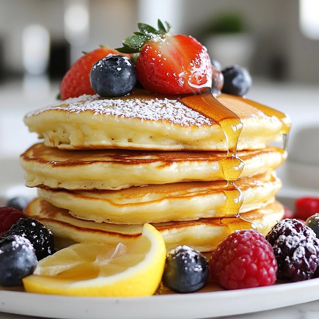 Brunch Zesty Lemon Ricotta Pancakes Easy Delight
