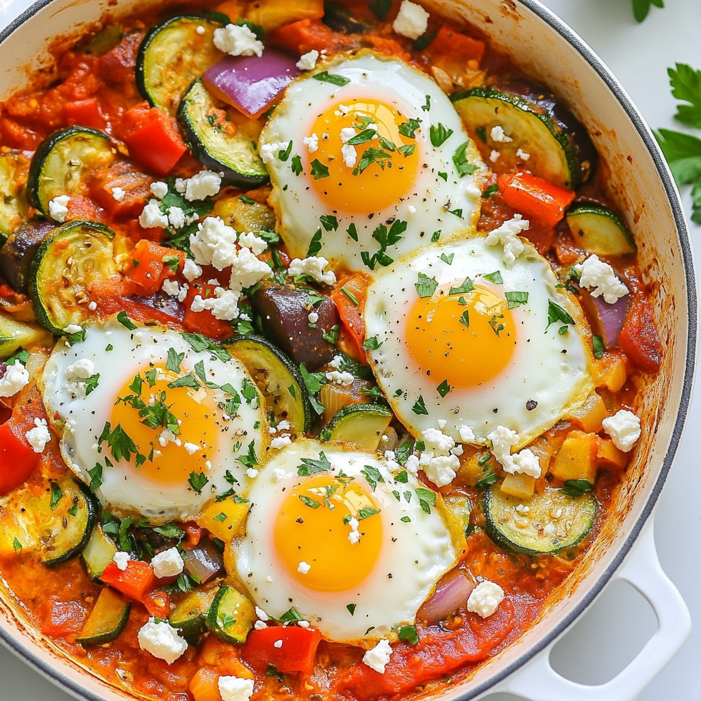 Smoky Brunch Roasted Vegetable Shakshuka Delight
